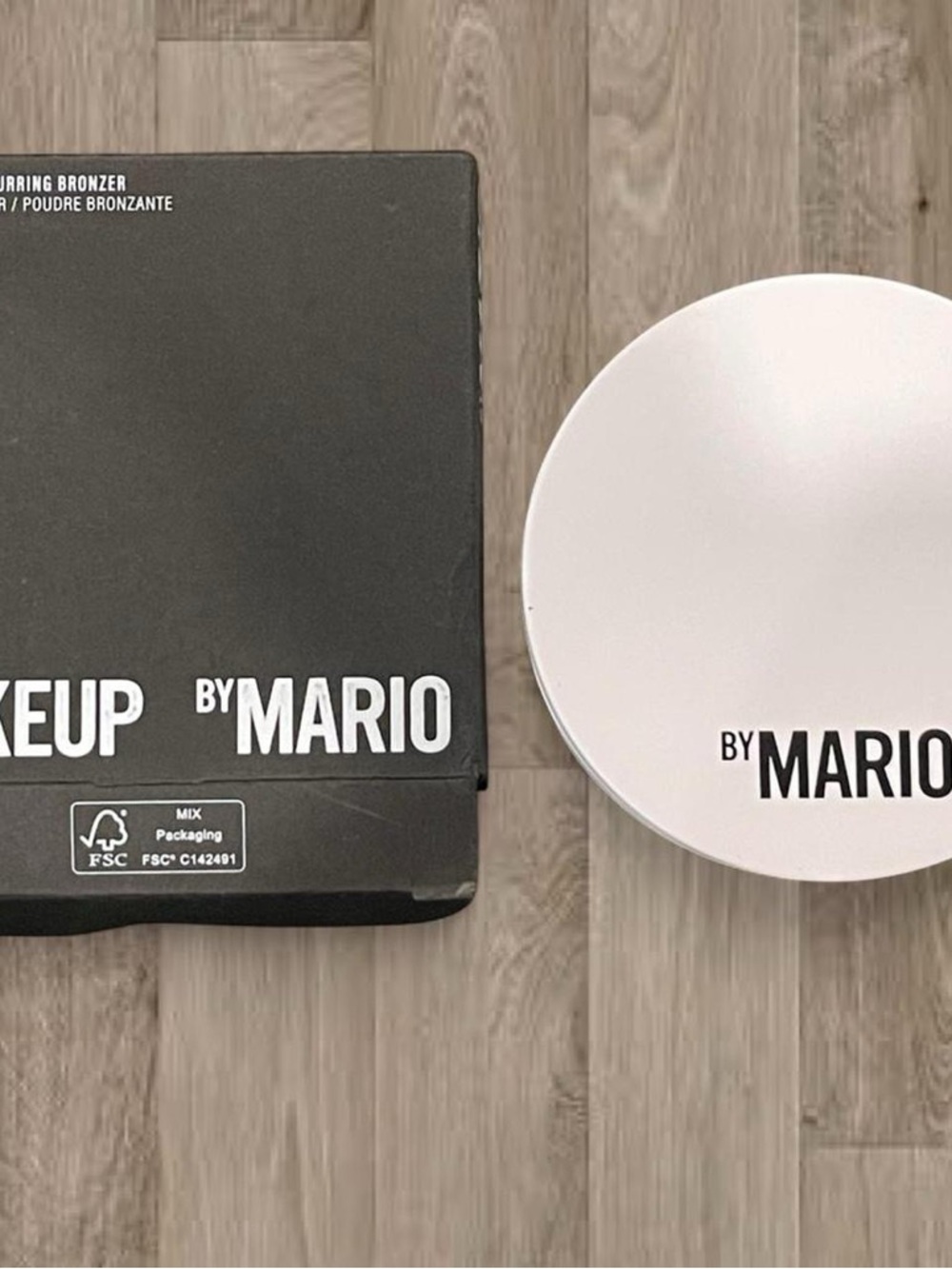 Makeup By Mario SoftSculpt Blurring Bronzer - White Compact, Black Box